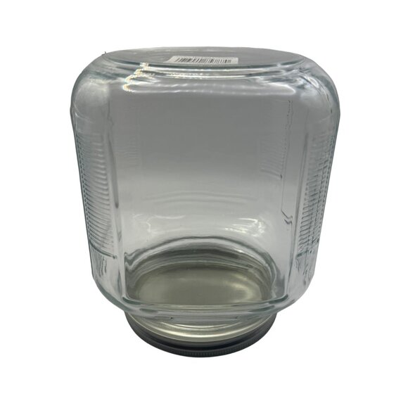 Anchor Hocking Clear Glass Storage Jar With Silver Lid 2 qt - Picture 3 of 5